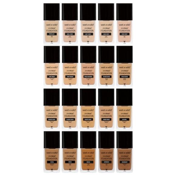 *3/15* NEW Wet N Wild Photo Focus Matte Foundation Soft Beige 365C Light Medium - Picture 4 of 8